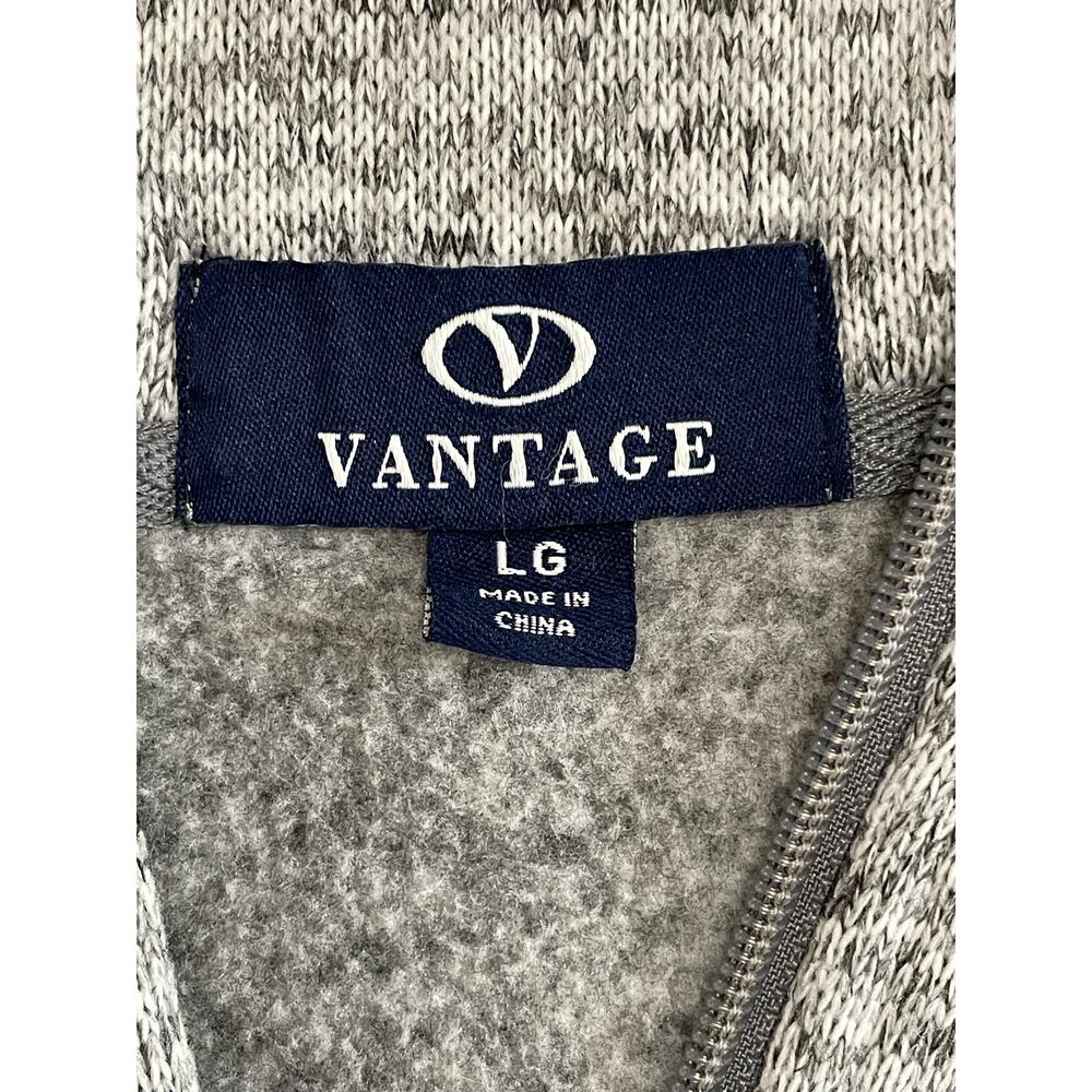 NRA Lifetime Member‎ NWOT Jacket, Marled Grey Knit, Embroidered Logo, Mens Large - Picture 5 of 6